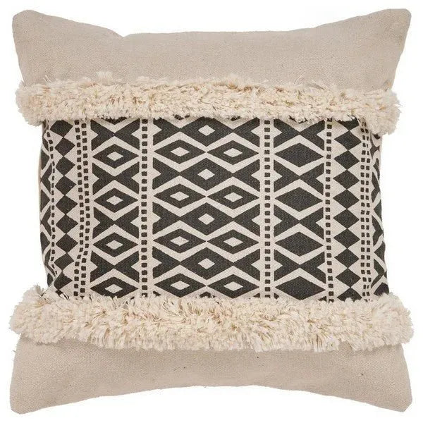 Black Modern LR07333 Throw Pillow