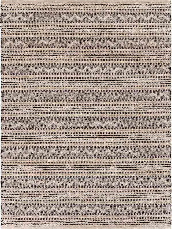 Bleached Naturals 81432BKJ Jet Black Rug - Rug & Home