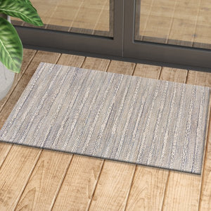 Bleached Naturals LR81437 Illusion Blue /Infinity Rug - Rug & Home