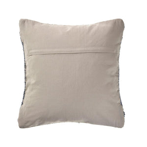 Blue and Ivory Textured LR07427 Throw Pillow - Rug & Home