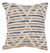 Blue Textured Stripe LR07344 Throw Pillow - Rug & Home