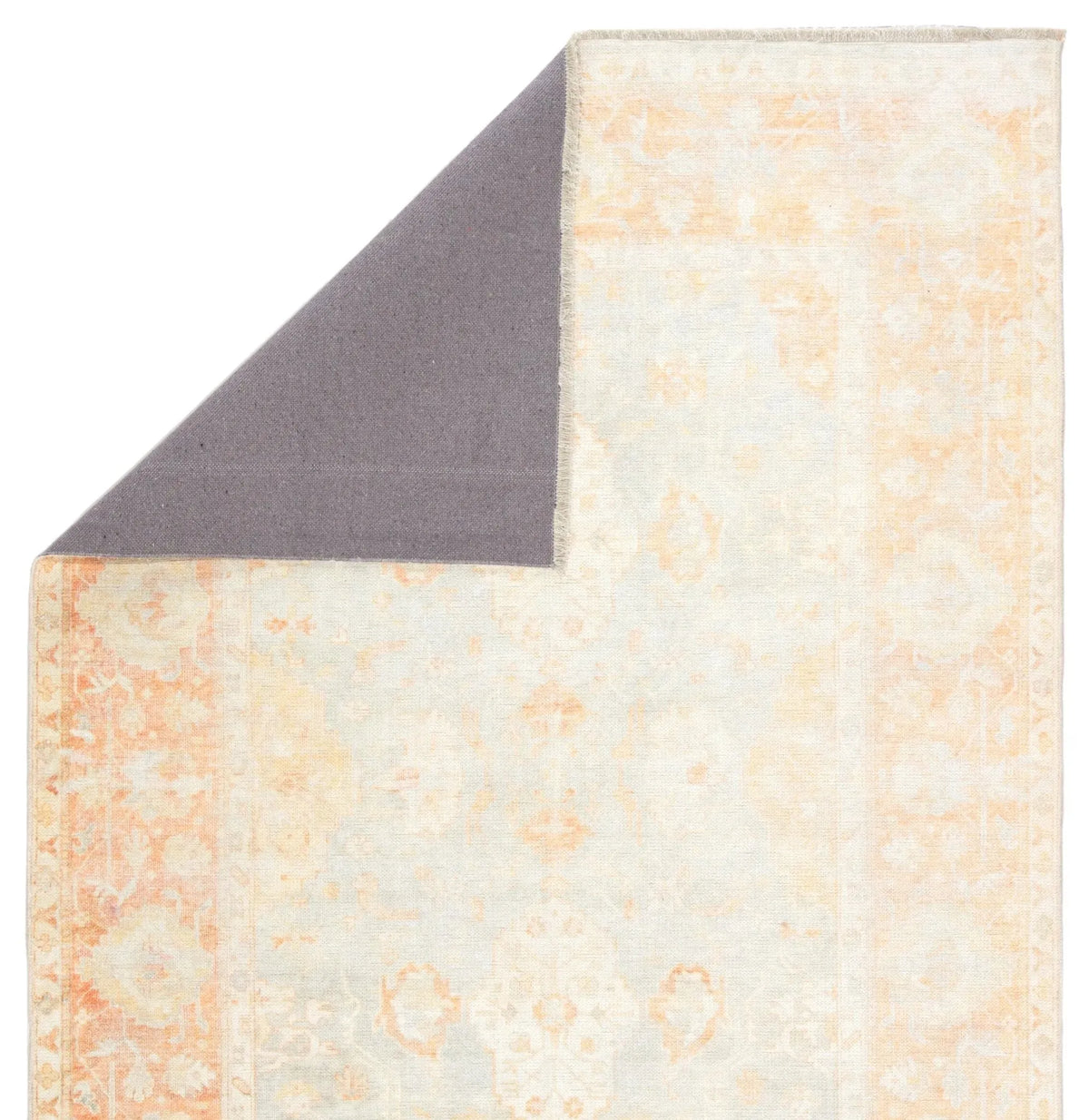 Boheme BOH02 Patrin Orange/Light Gray Rug