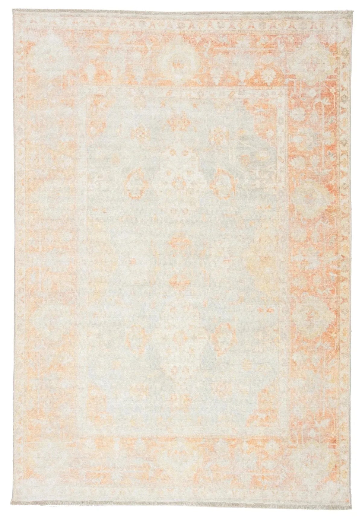 Boheme BOH02 Patrin Orange/Light Gray Rug