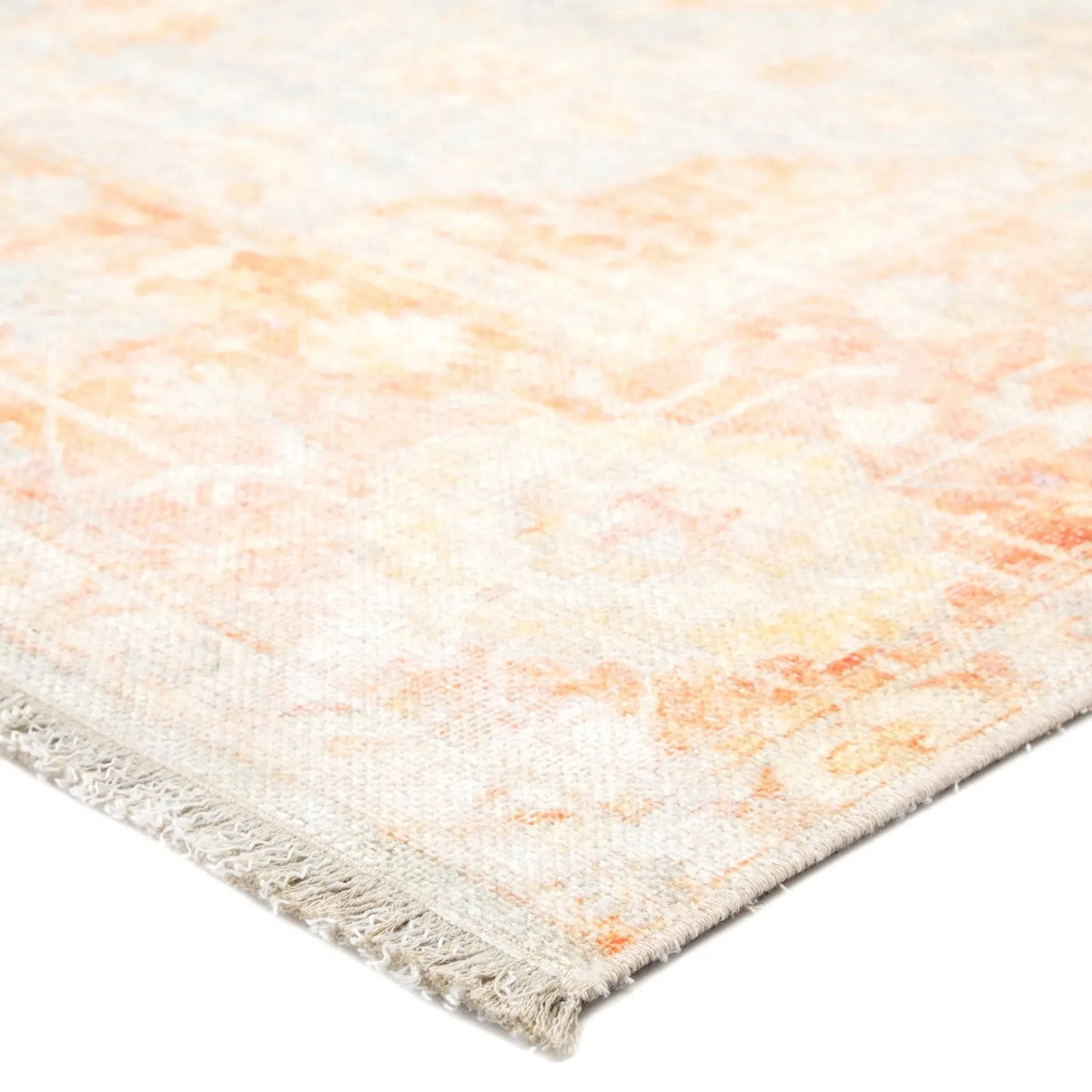Boheme BOH02 Patrin Orange/Light Gray Rug