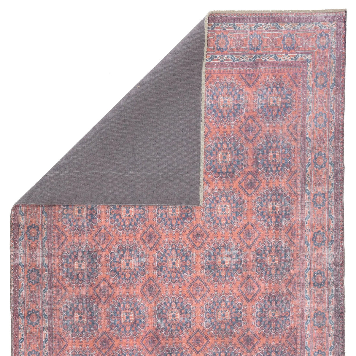 Boheme BOH05 Shelta Blue/Red Rug - Rug & Home