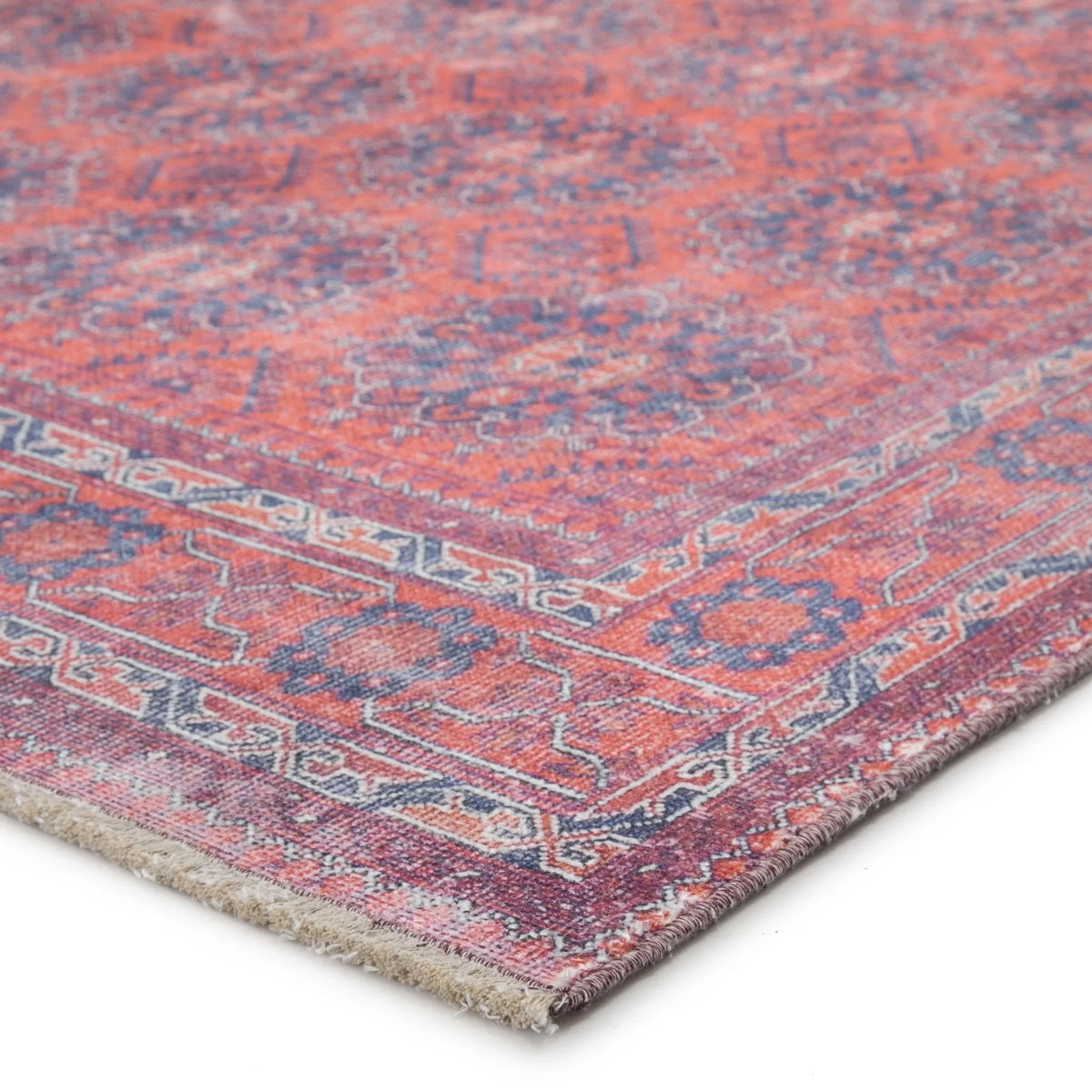 Boheme BOH05 Shelta Blue/Red Rug - Rug & Home