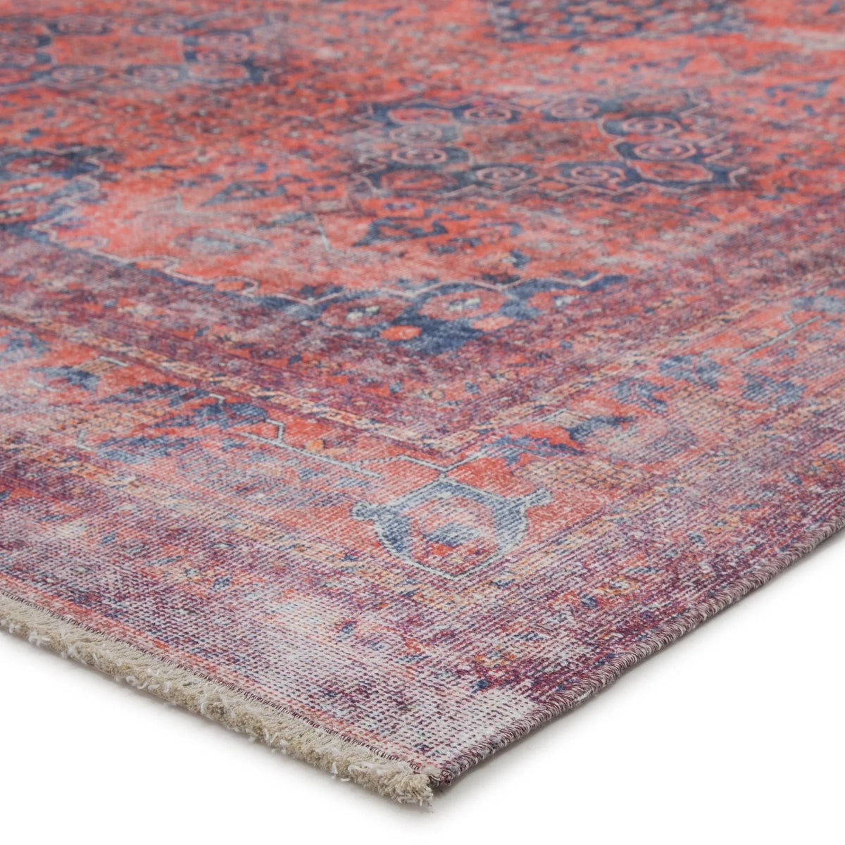 Boheme BOH06 Menowin Orange/Blue Rug - Rug & Home