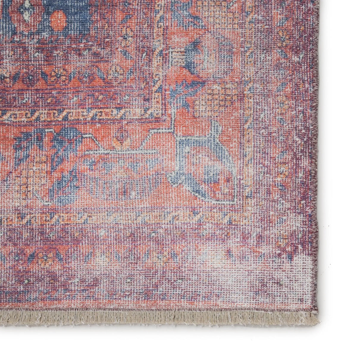 Boheme BOH06 Menowin Orange/Blue Rug - Rug & Home