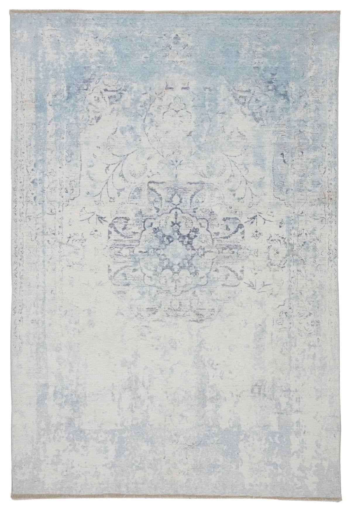 Boheme BOH07 Contessa Blue/White Rug
