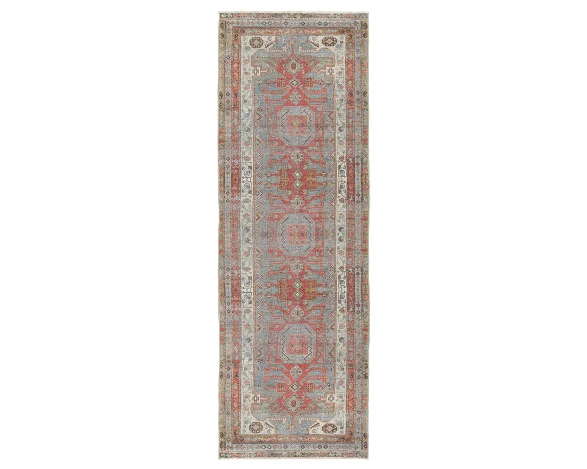 Boheme BOH10 Palazza Gray/Orange Rug - Rug & Home