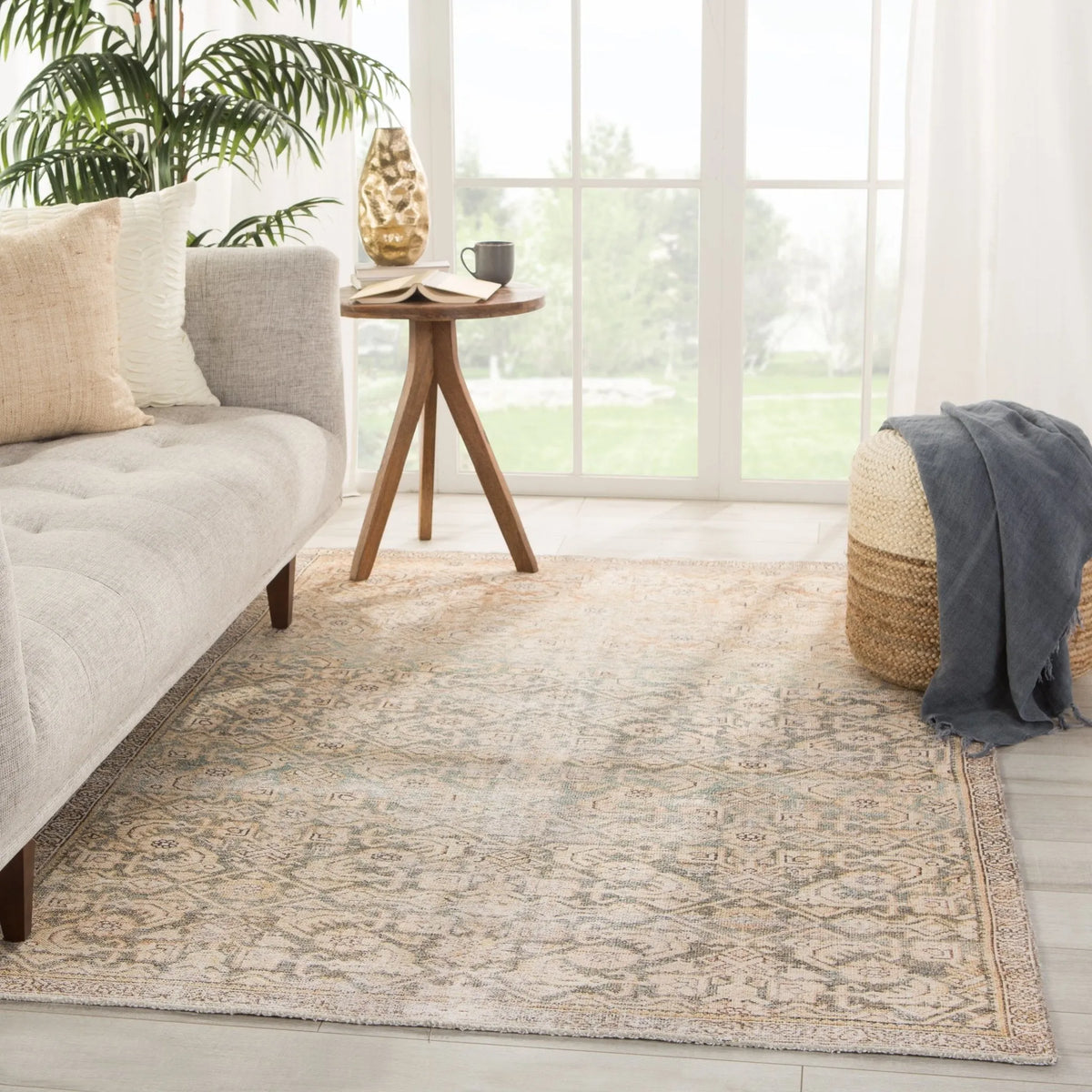 Boheme Boh13 Atkins Gold/Green Rug - Rug & Home