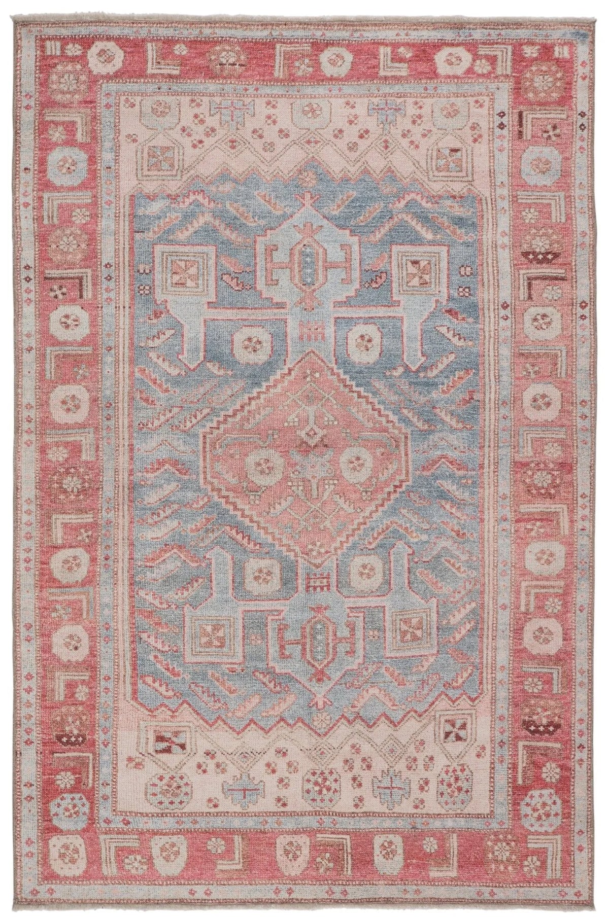 Boheme Boh16 Fiddler Pink/Blue Rug - Rug & Home