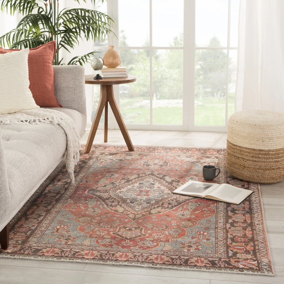 Boheme Boh18 Wesleyan Rust/Gray Rug - Rug & Home