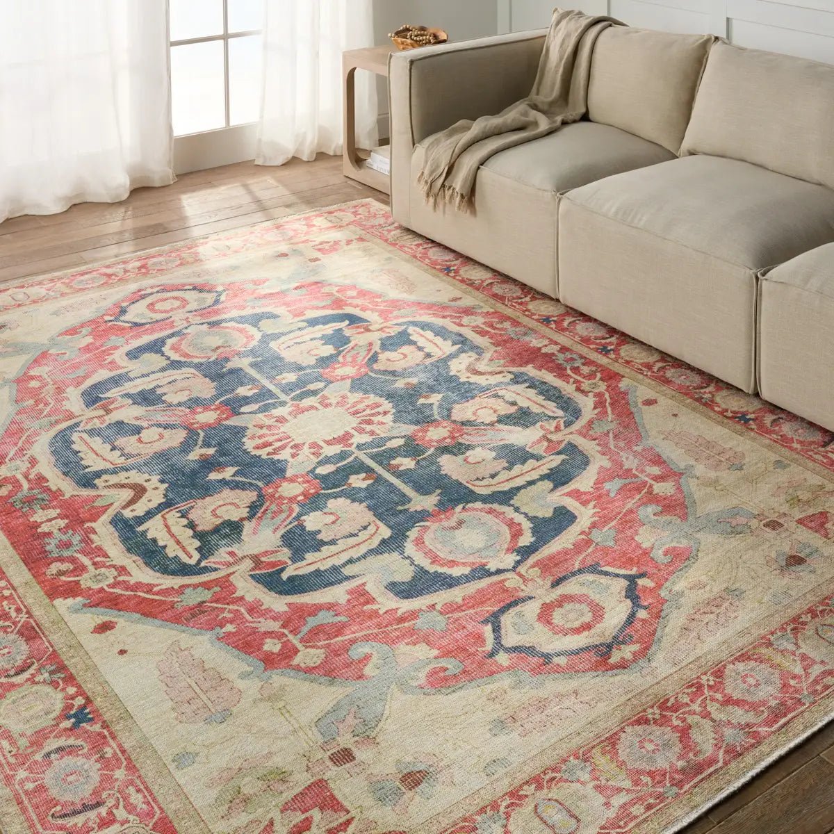 Boheme BOH23 Red/Blue Rug - Rug & Home