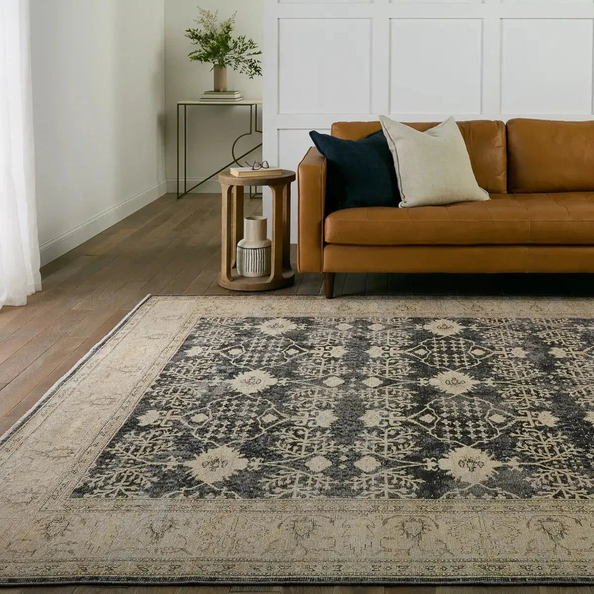 Boheme BOH24 Cream/Grey Rug - Rug & Home