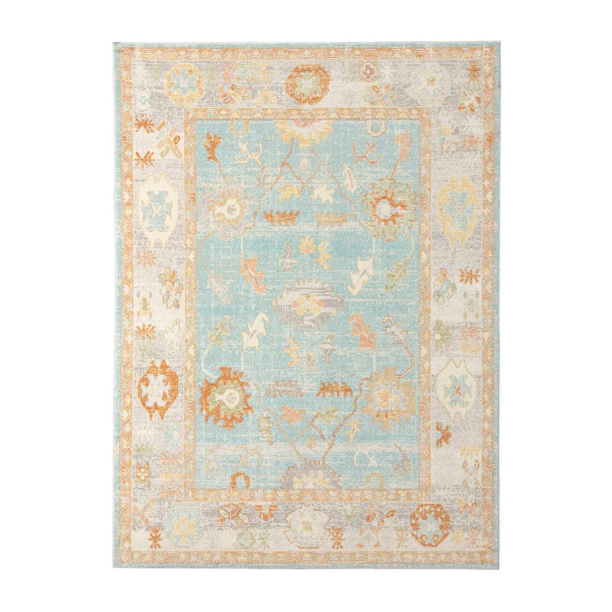 Bohemian BHM-3 Aqua Rug - Rug & Home