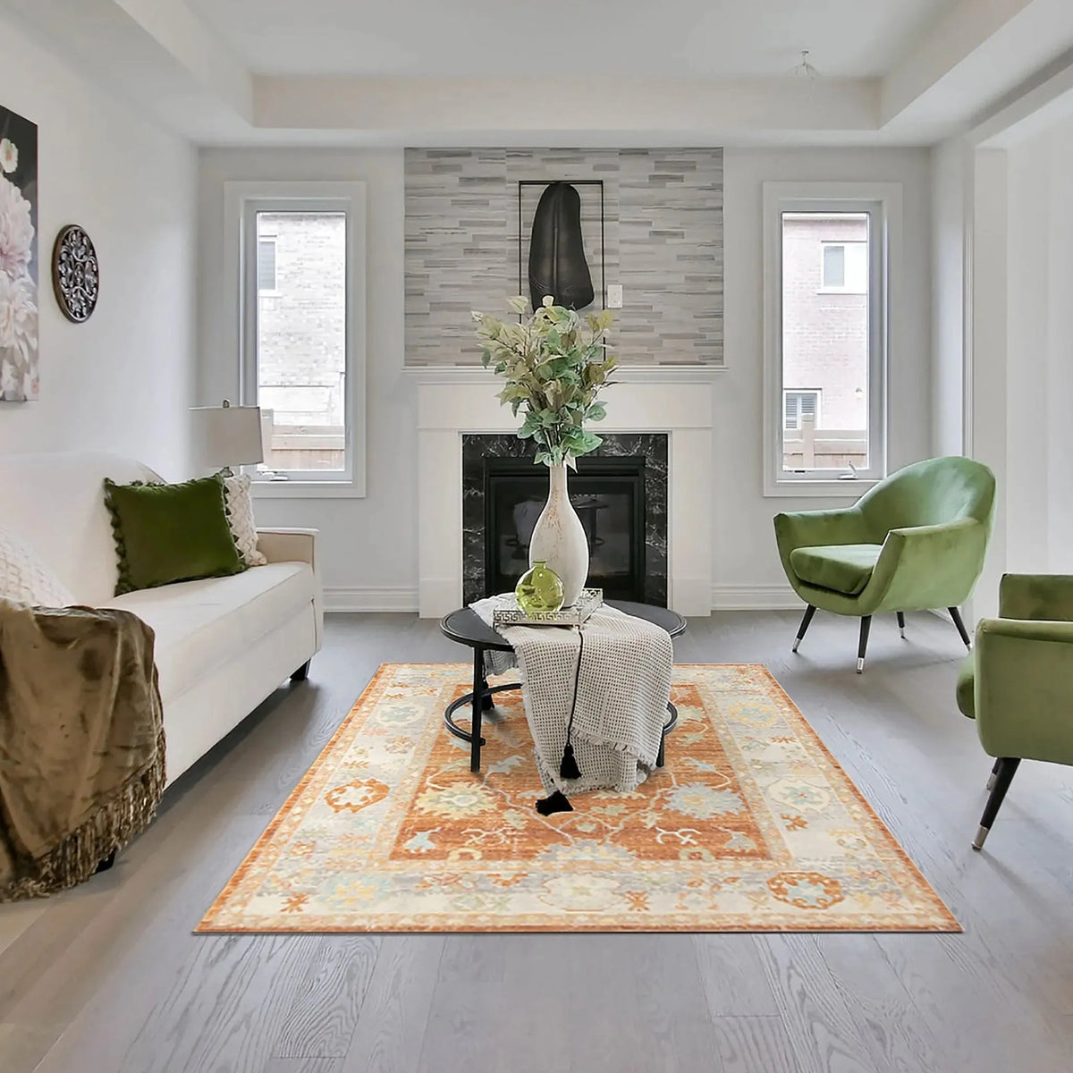 Bohemian BHM-4 Orange Rug