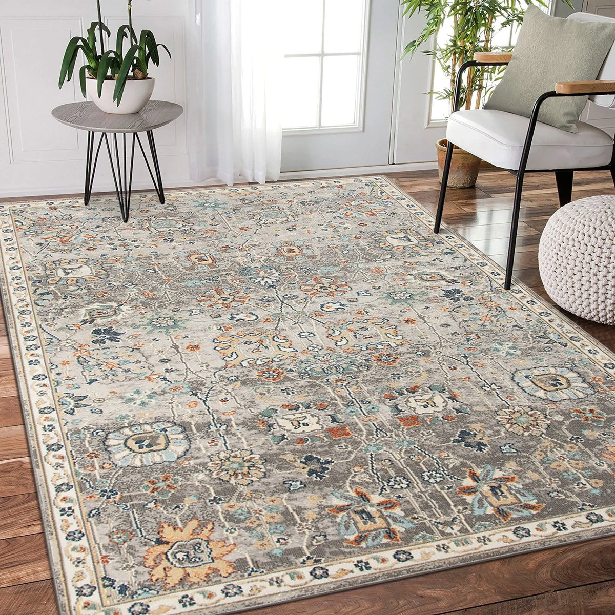 Bohemian BHM-6 Grey Rug - Rug & Home