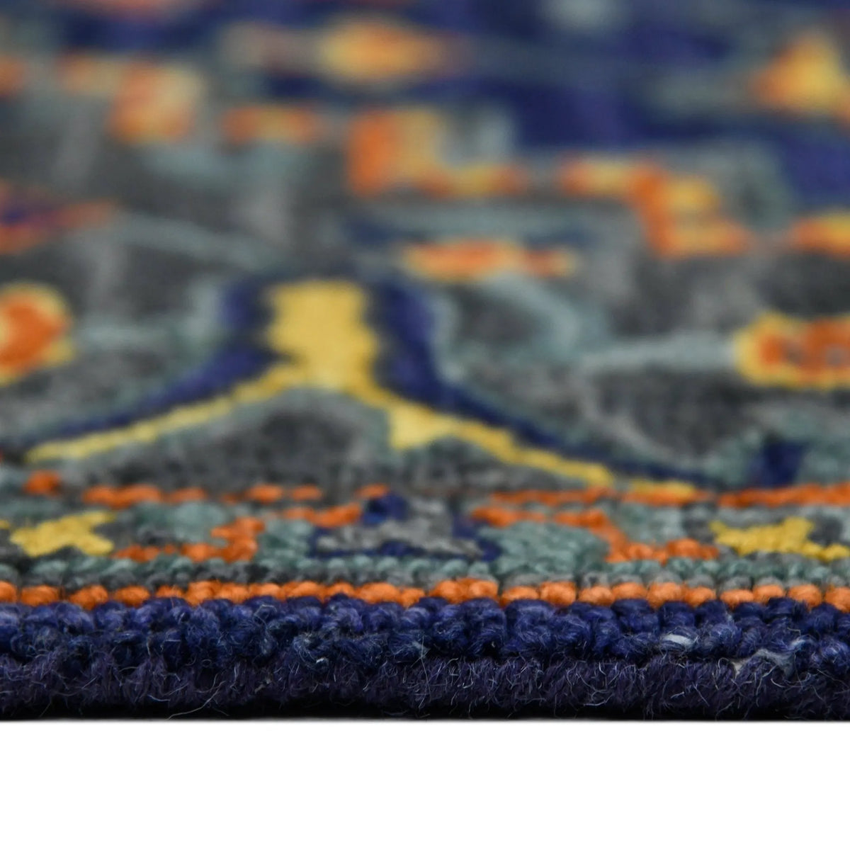 Boho BOH-5 Blue/Orange Rug - Rug & Home