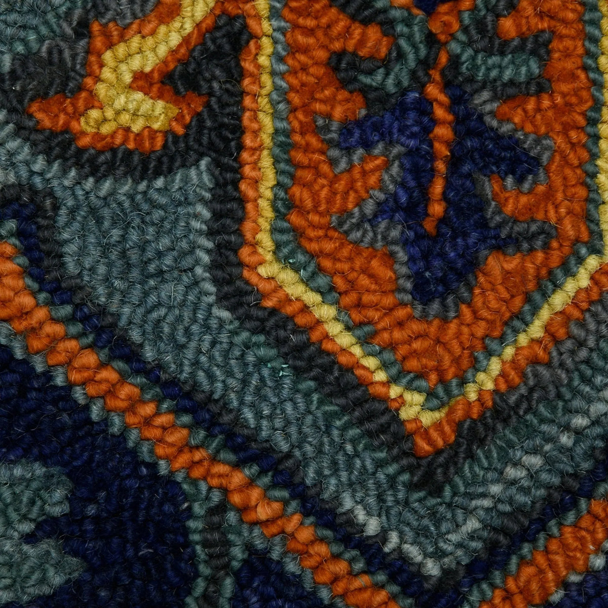 Boho BOH-5 Blue/Orange Rug - Rug & Home