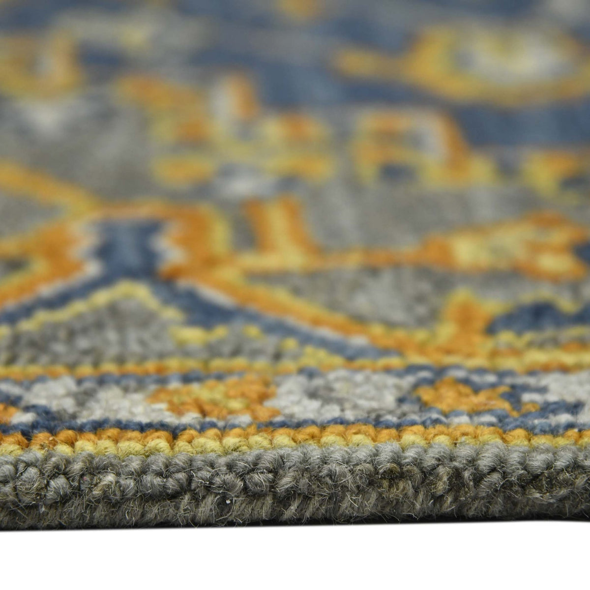 Boho BOH-6 Blue/Yellow Rug - Rug & Home