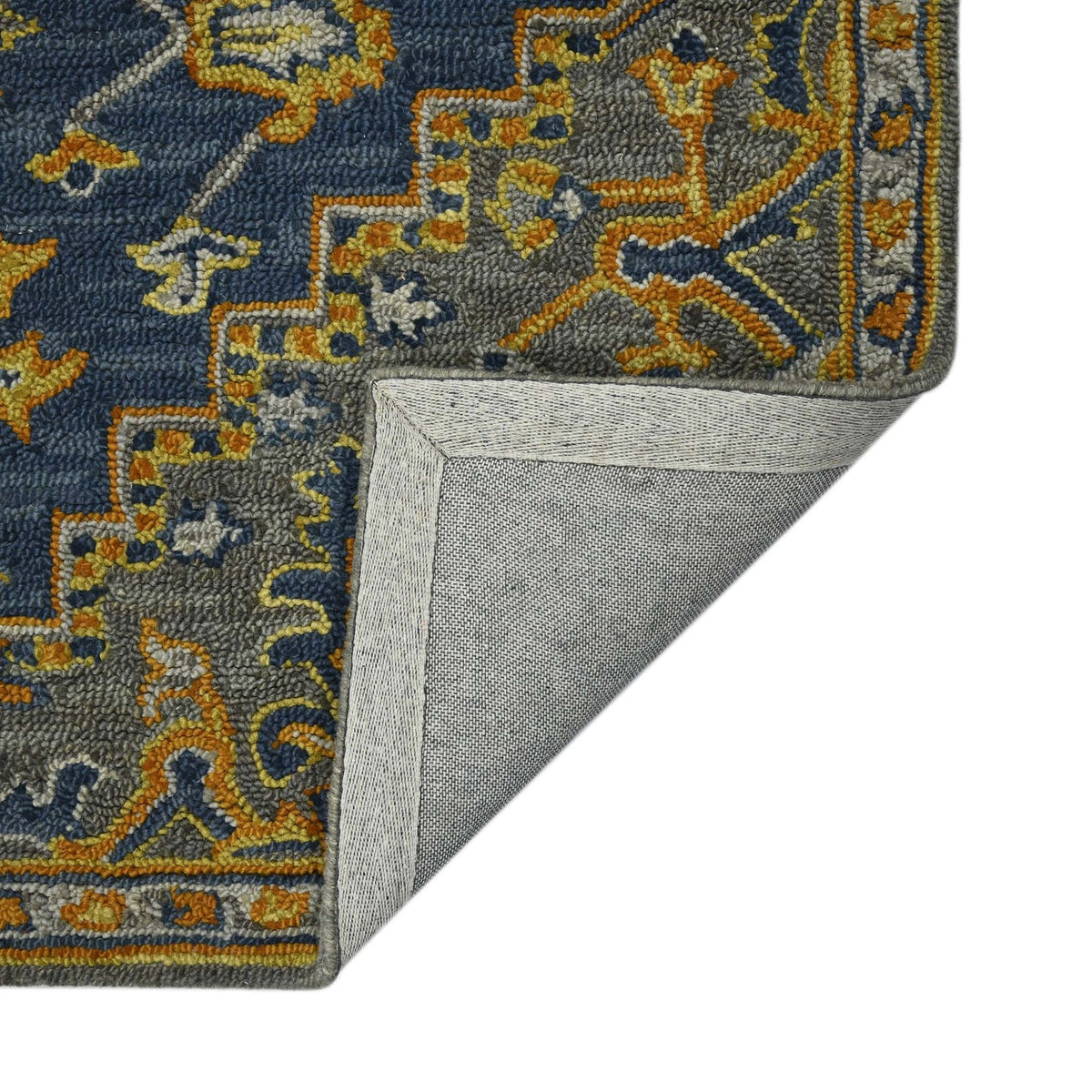 Boho BOH-6 Blue/Yellow Rug - Rug & Home