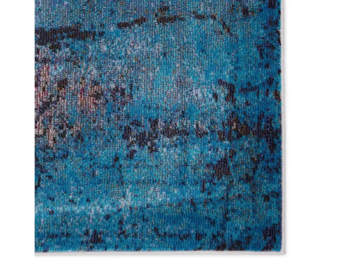 Borealis BOR08 Blue/Brown Rug