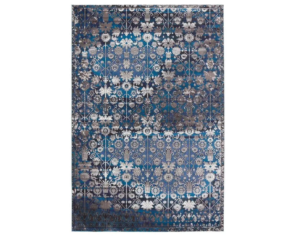 Borealis BOR10 Blue Rug - Rug & Home