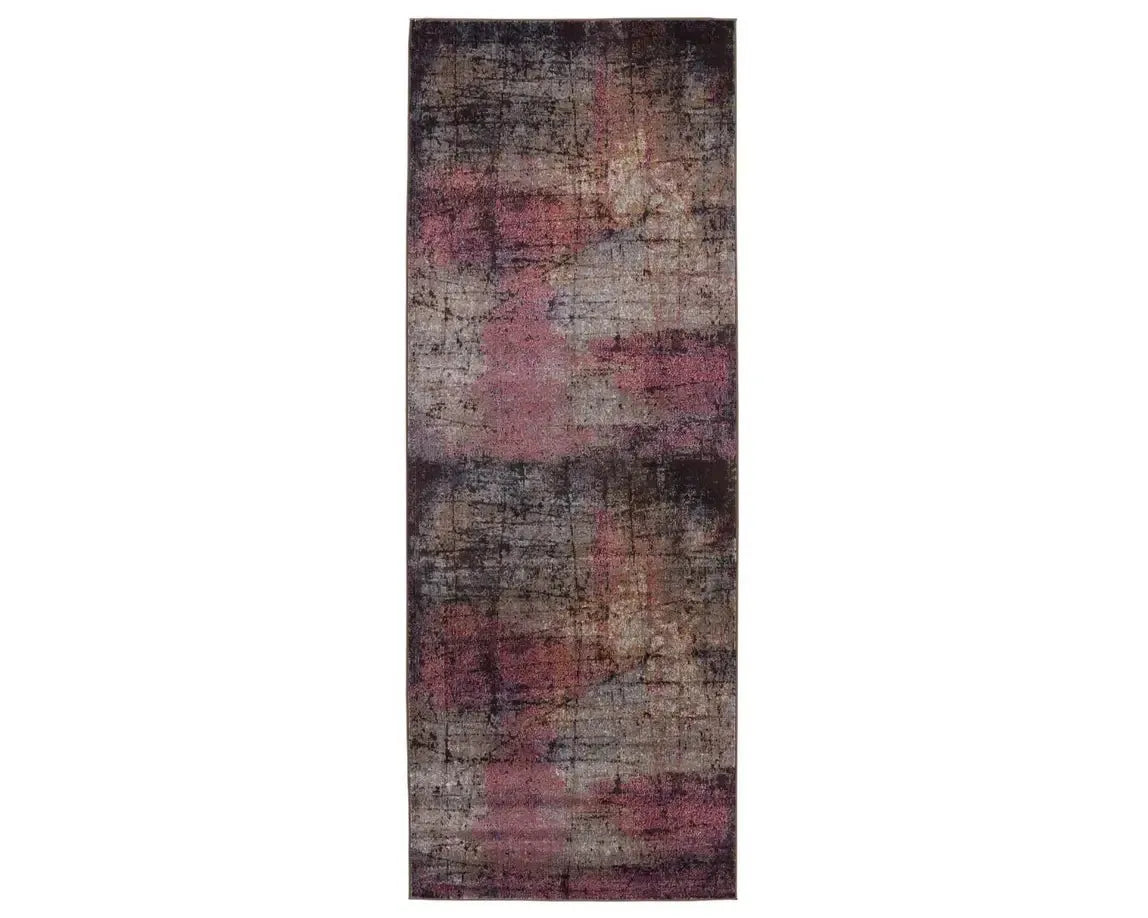 Borealis BOR17 Grey/Pink Rug - Rug & Home