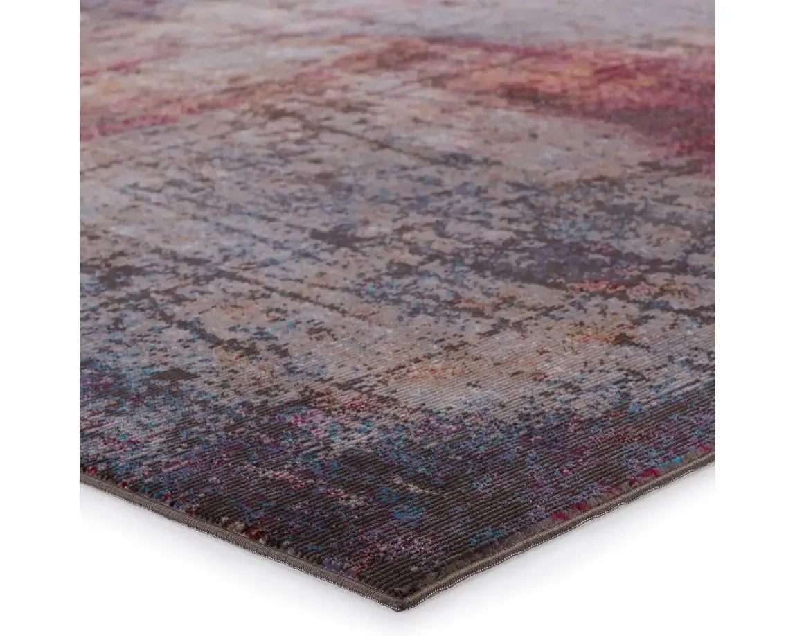 Borealis BOR17 Grey/Pink Rug - Rug & Home