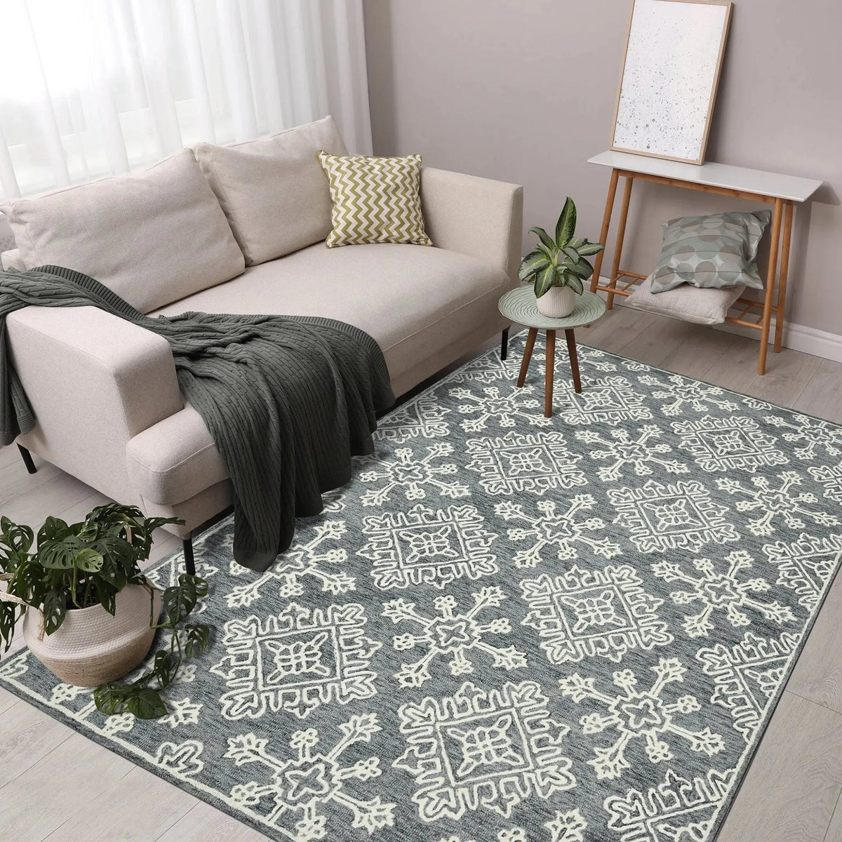 Boscage BOS-34 Dark Grey Rug