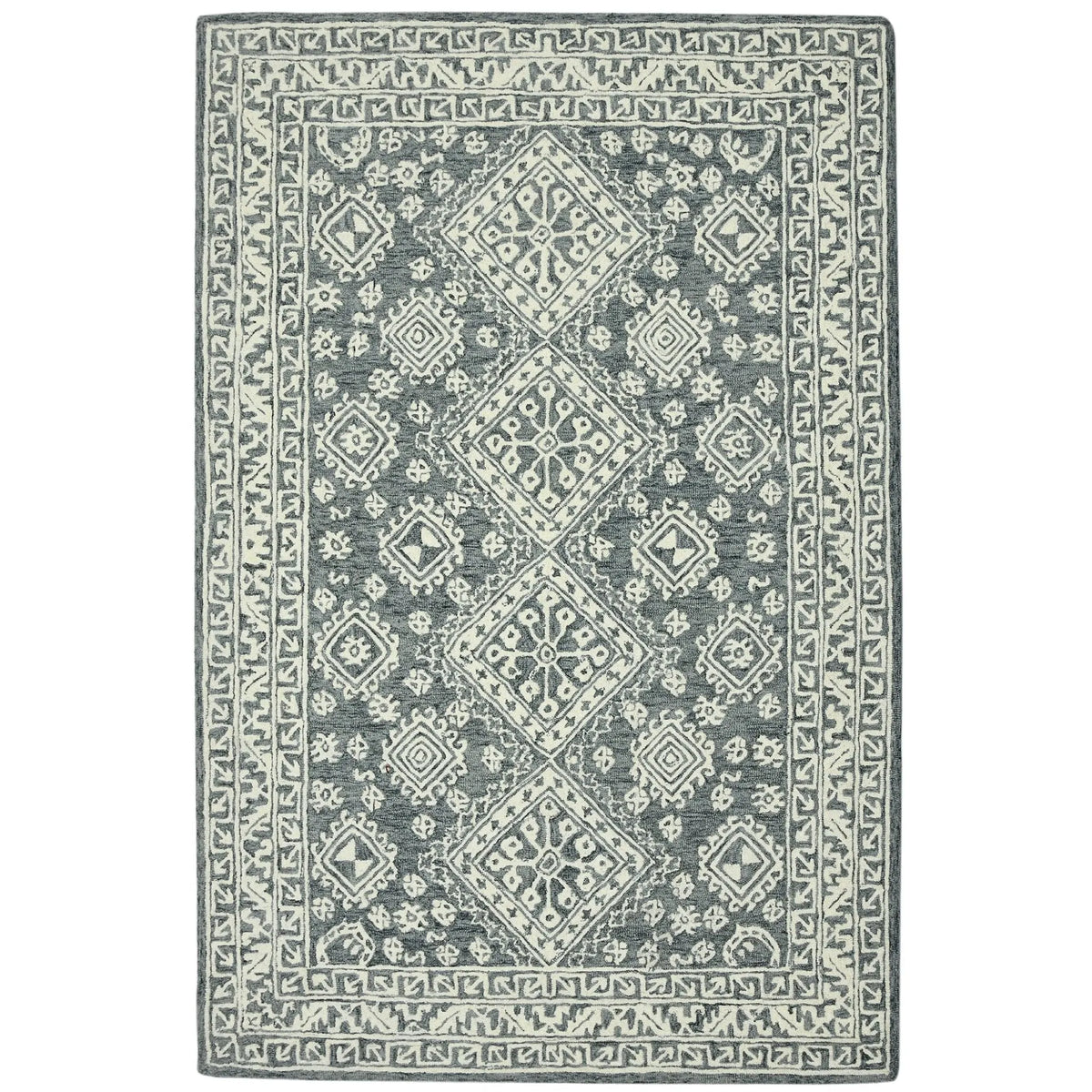 Boscage BOS-61 Grey Rug - Rug & Home