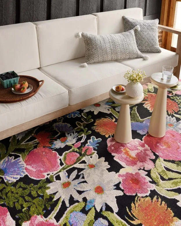 Botanical BOT-01 Black/Multi Rug - Rug & Home