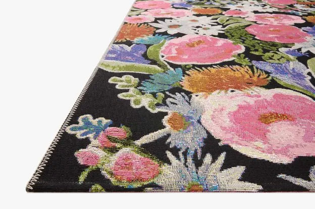 Botanical BOT-01 Black/Multi Rug - Rug & Home