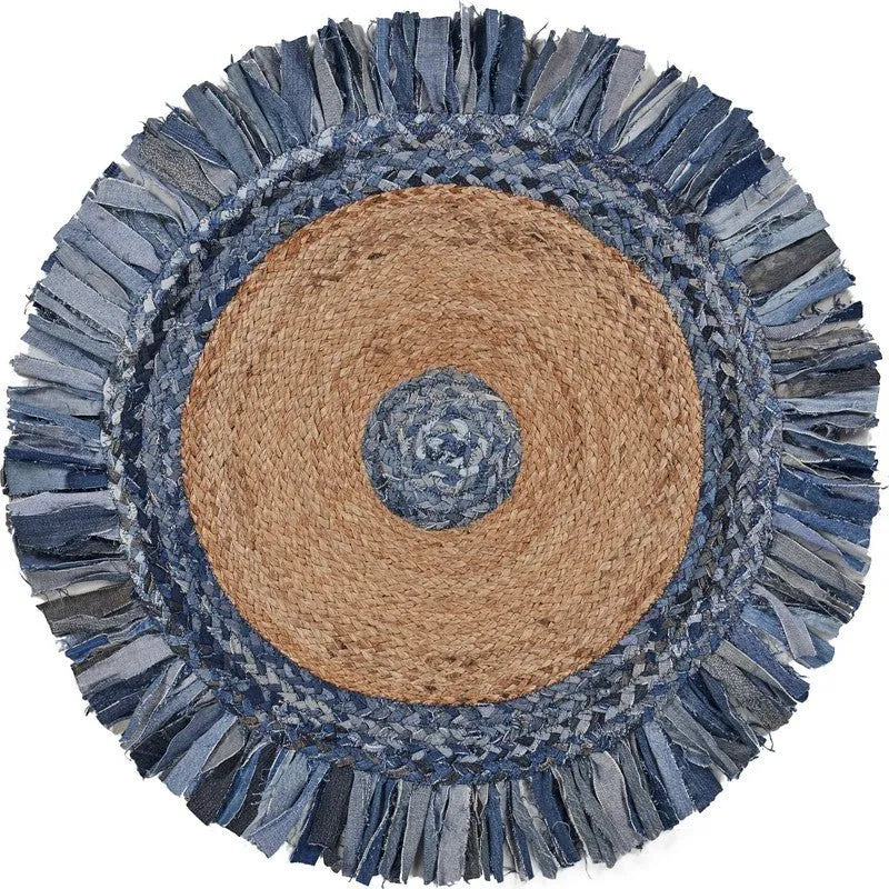 Boutique Jute 03380DEB Denim/Blue Rug