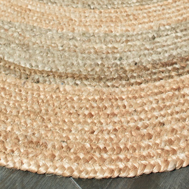 Boutique Jute 12032NGY Natural/Grey Rug - Rug & Home
