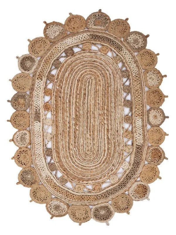 Boutique Jute 12038BHG Bleach /Grey Rug