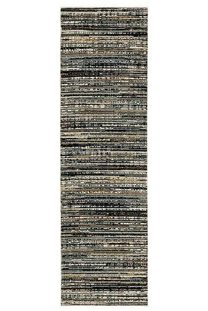 Bowen 1332H Black Navy Rug - Rug & Home