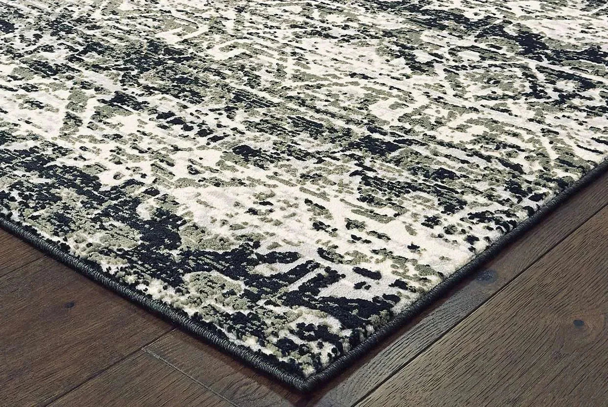 Bowen 42H Grey Ivory Rug