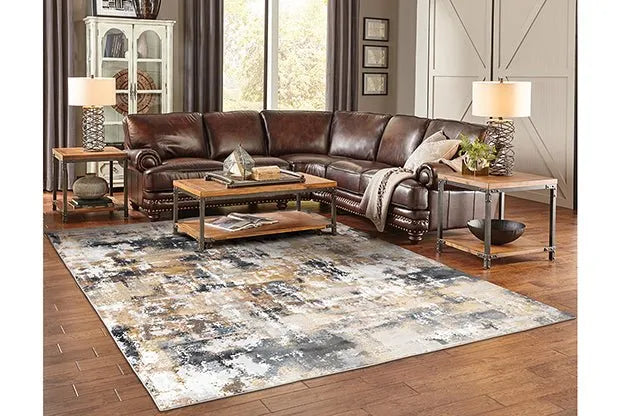 Bowen 4928X Grey Gold Rug