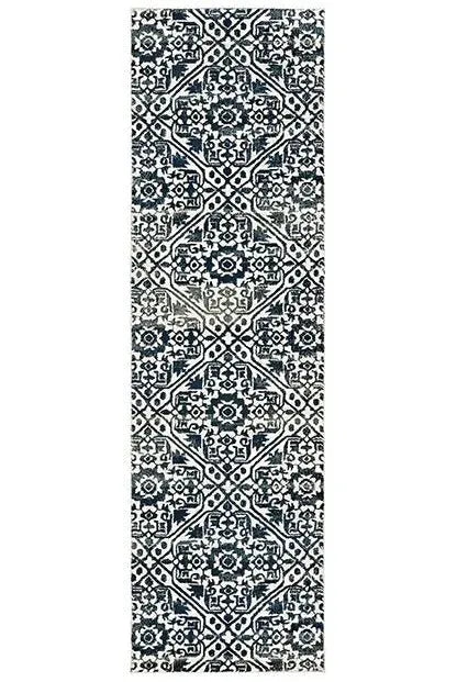 Bowen 5506E Navy Ivory Rug
