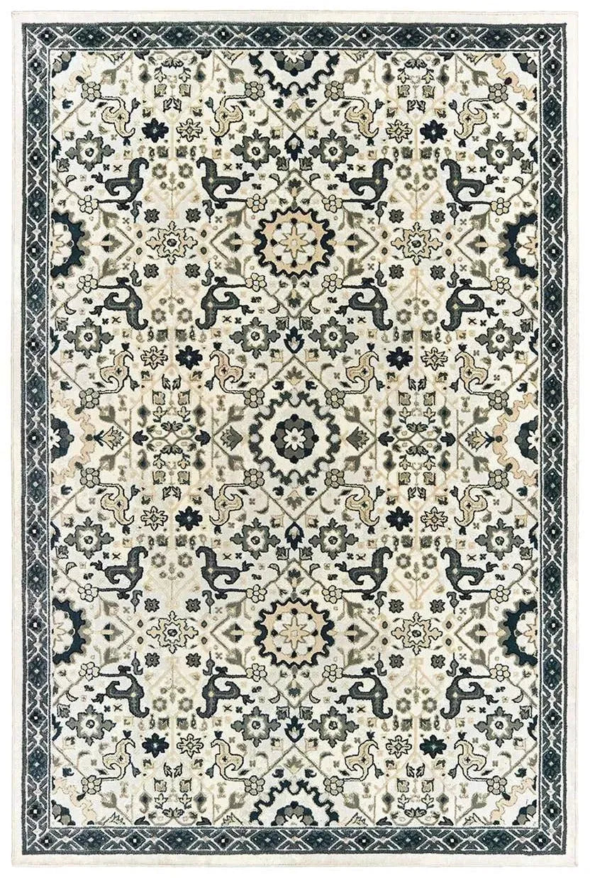 Bowen 73J Ivory Navy Rug