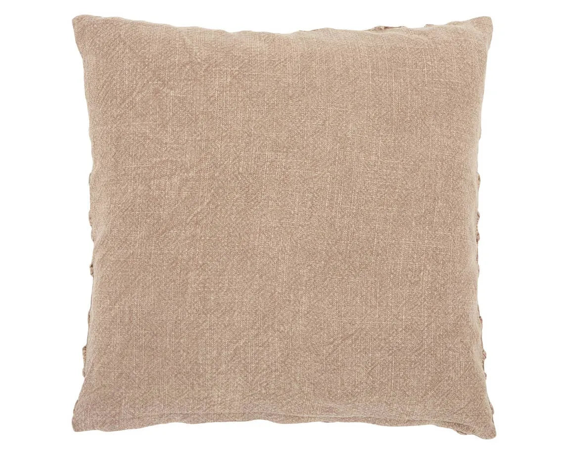 Boxwood BWD02 Taupe Pillow - Rug & Home