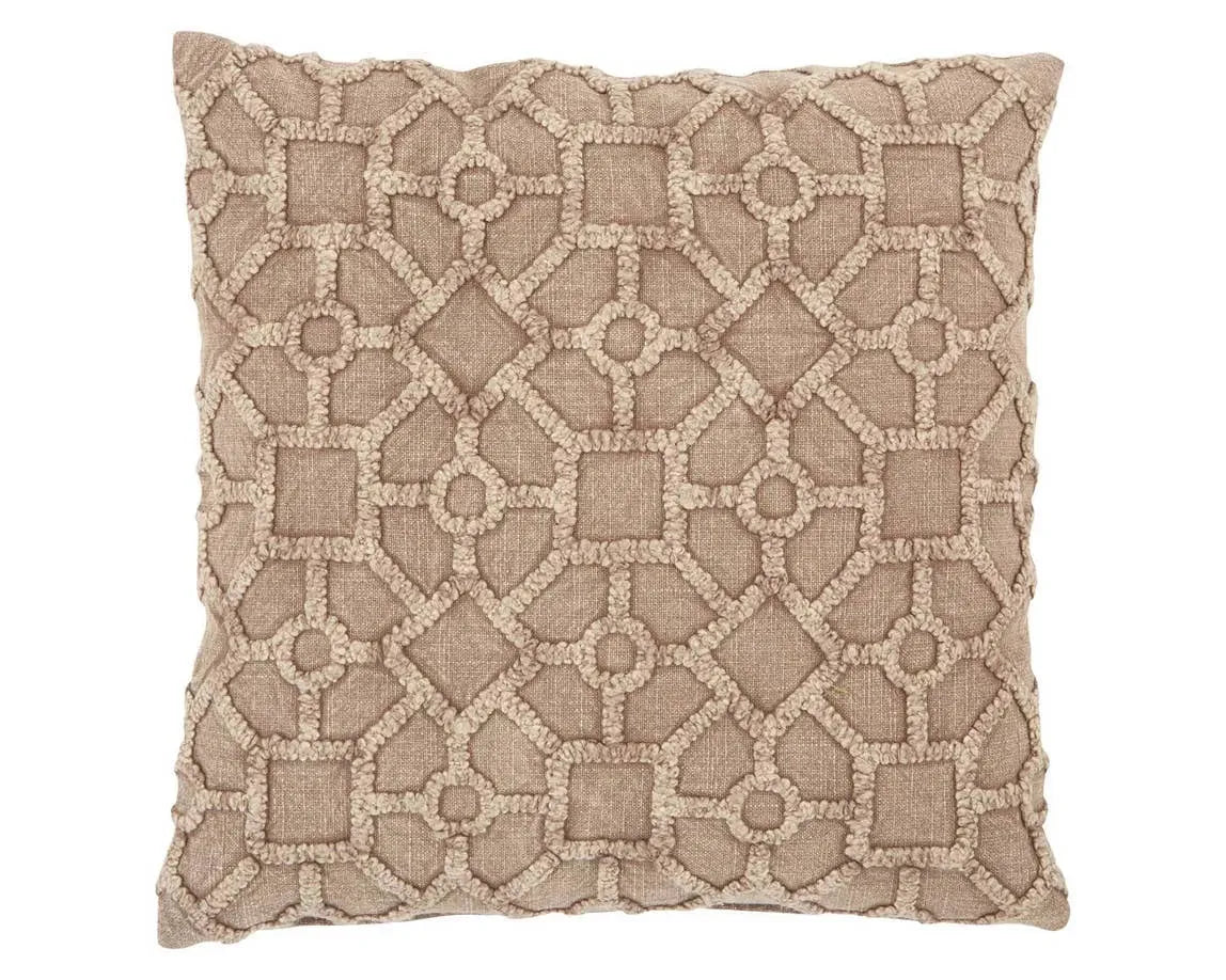 Boxwood BWD02 Taupe Pillow