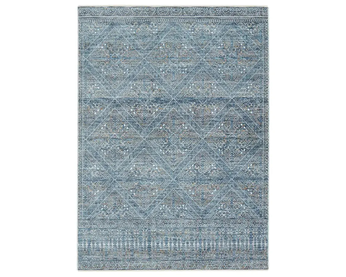 Branham BRA04 Turquoise Rug - Rug & Home