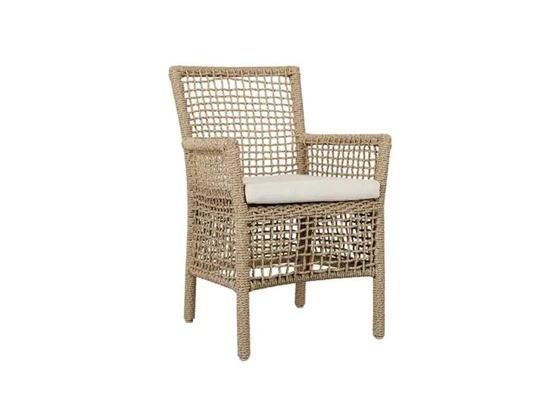 Brisbane Outdoor Dining Chair Natural - Rug & Home