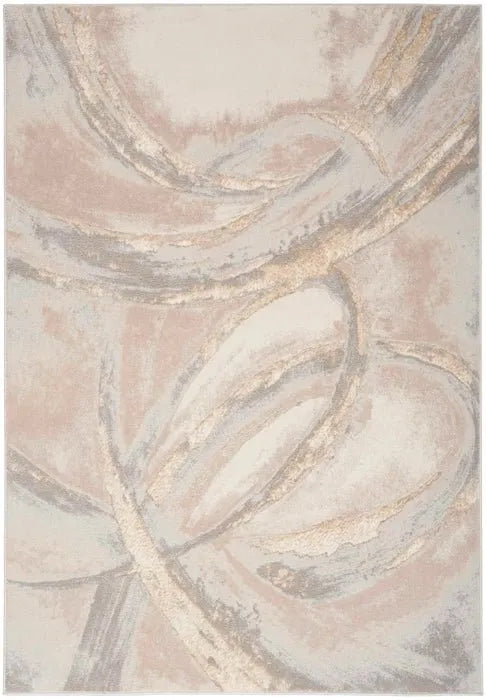 Brushstrokes BSK01 Beige/Grey Rug - Rug & Home