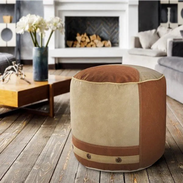 Cadet 34004MLT Multi Pouf - Rug & Home