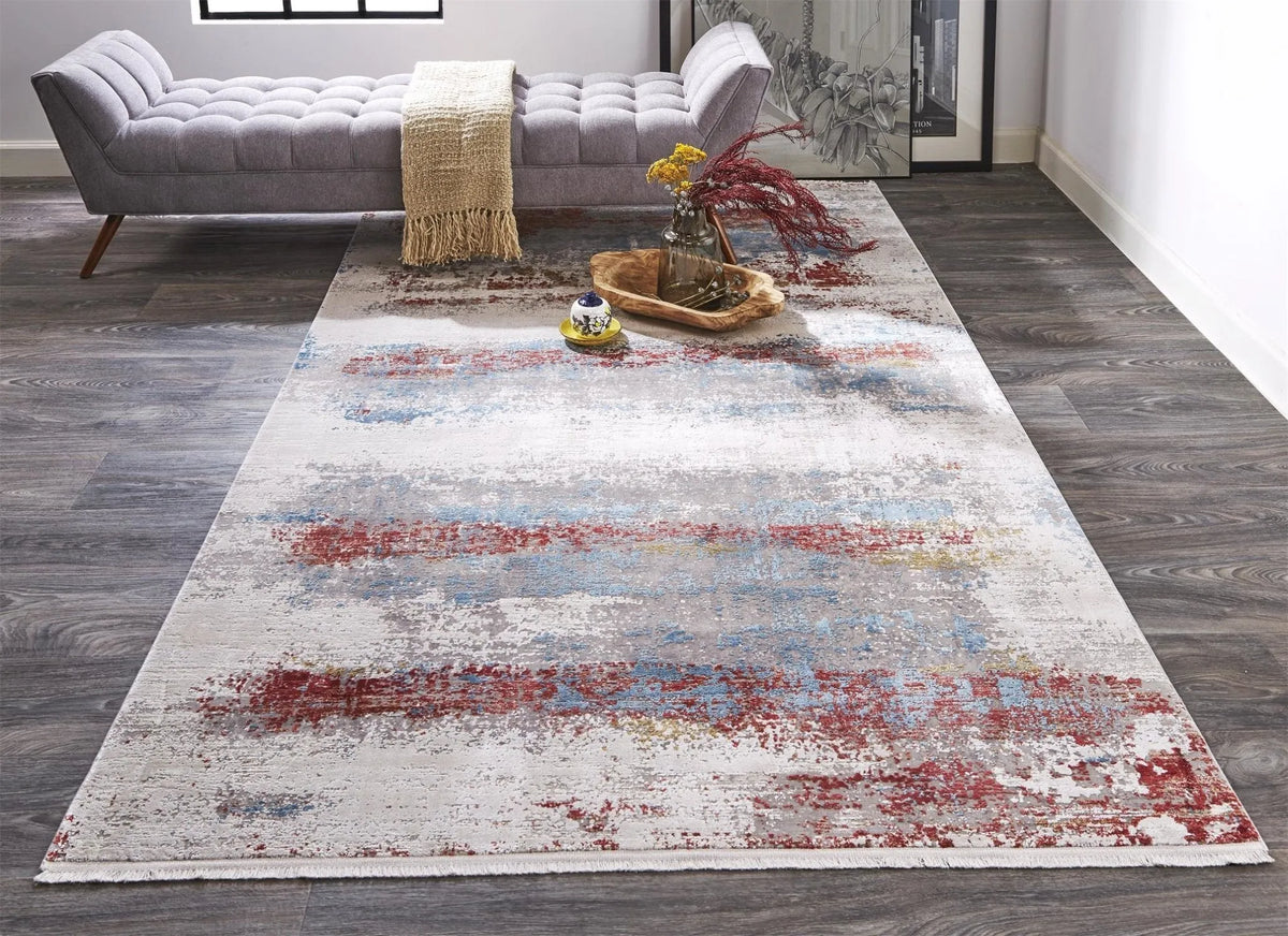 Cadiz 3902F Gray/Blue Rug - Rug & Home