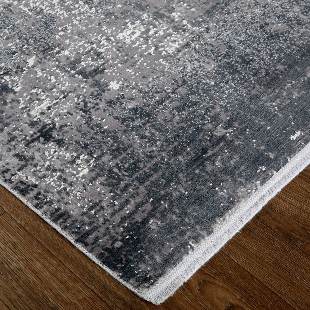 Cadiz 86639FWF Grey/Black Rug - Rug & Home